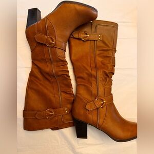 Rialto Tall Faux Leather Boots NWOT
